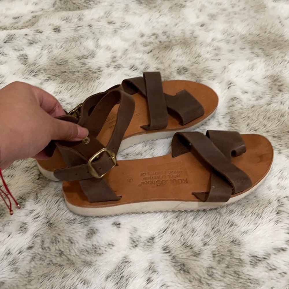 KouroShoes • Greek Style Leather Sandals